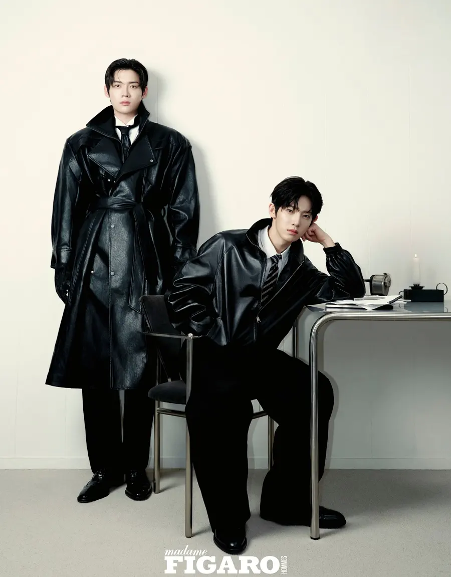 Kim Yoon-sik & Park Si-woo @ madame FIGARO HOMMES China August 2026