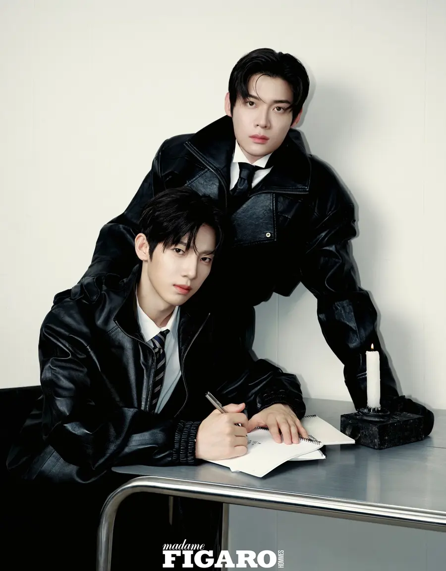 Kim Yoon-sik & Park Si-woo @ madame FIGARO HOMMES China August 2026