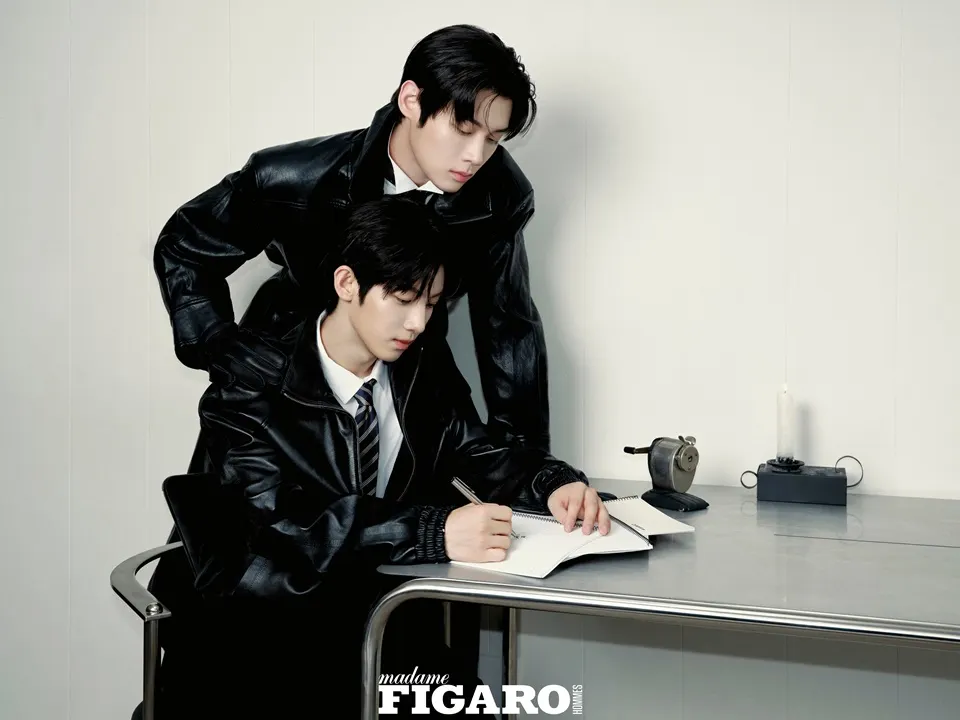 Kim Yoon-sik & Park Si-woo @ madame FIGARO HOMMES China August 2026