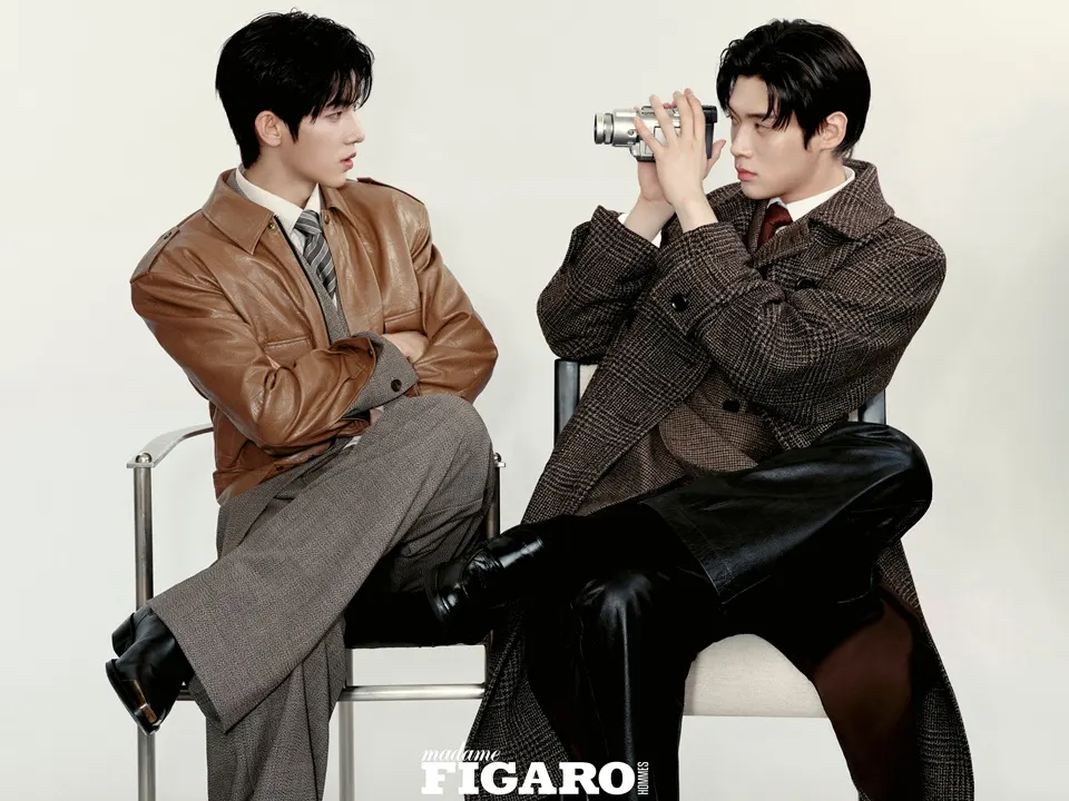 Kim Yoon-sik & Park Si-woo @ madame FIGARO HOMMES China August 2026