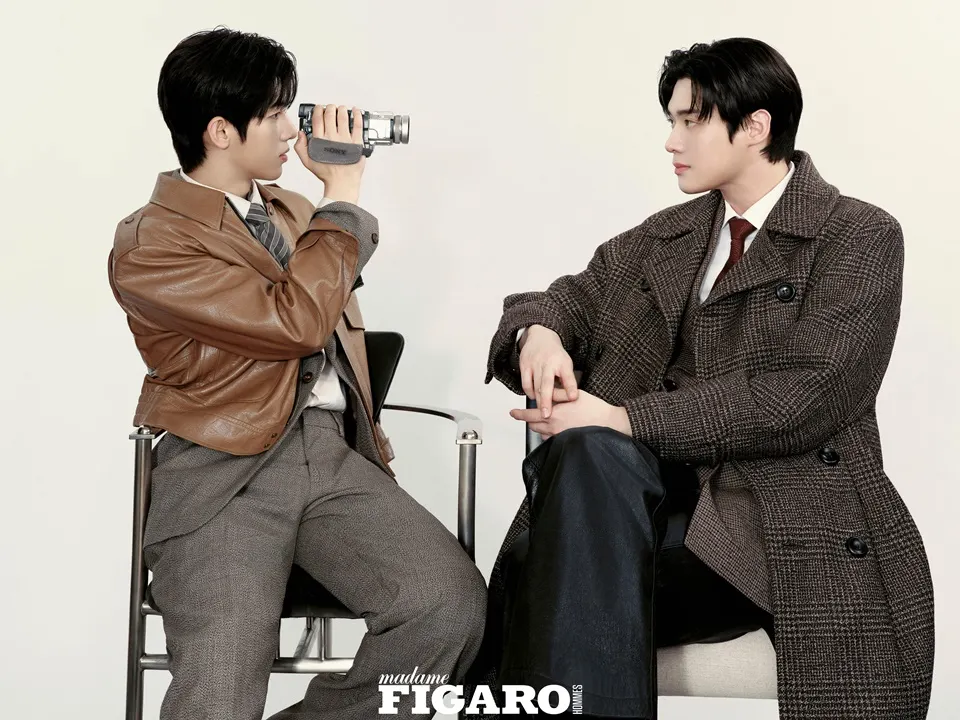 Kim Yoon-sik & Park Si-woo @ madame FIGARO HOMMES China August 2026