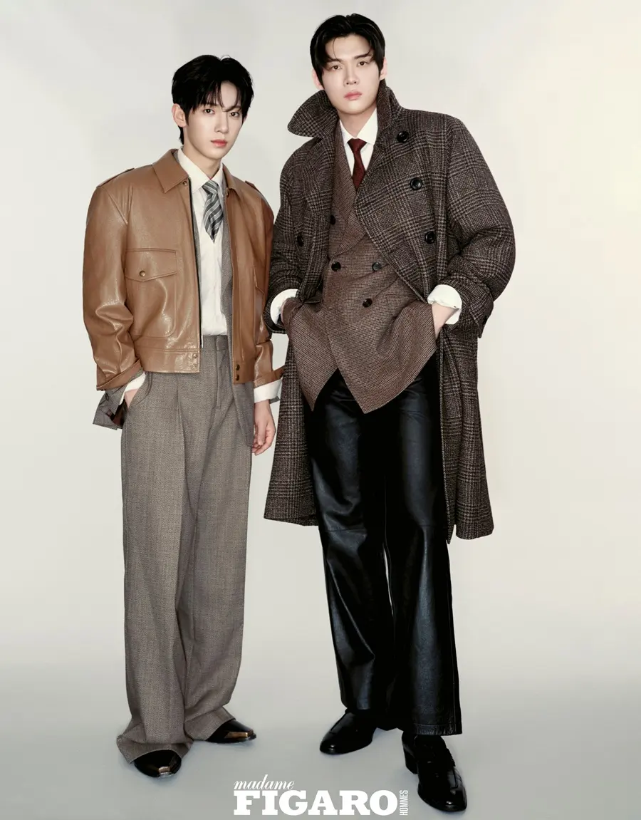Kim Yoon-sik & Park Si-woo @ madame FIGARO HOMMES China August 2026