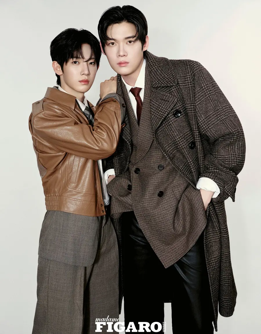 Kim Yoon-sik & Park Si-woo @ madame FIGARO HOMMES China August 2026