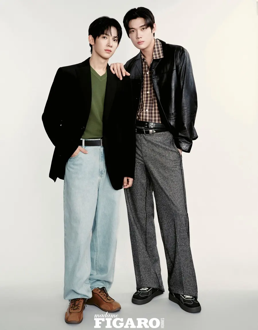 Kim Yoon-sik & Park Si-woo @ madame FIGARO HOMMES China August 2026