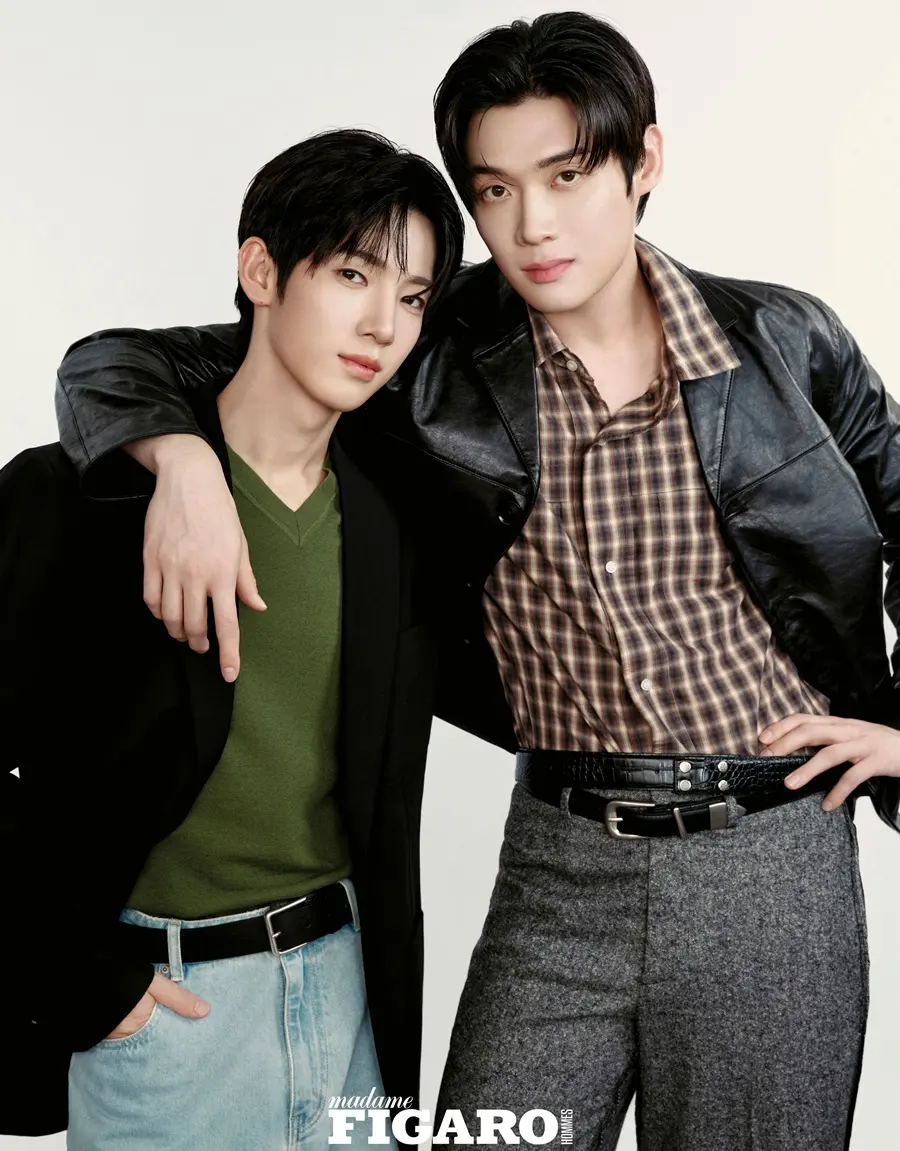 Kim Yoon-sik & Park Si-woo @ madame FIGARO HOMMES China August 2026