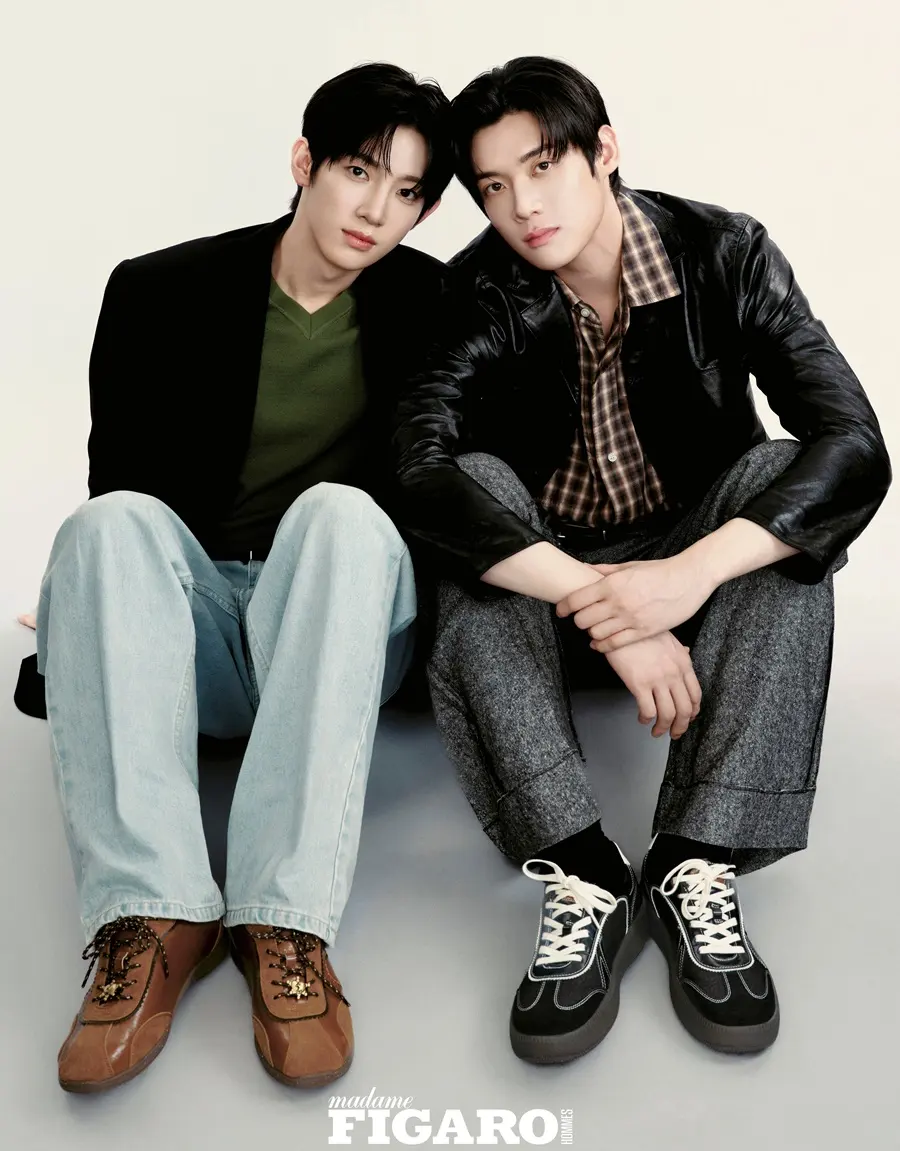 Kim Yoon-sik & Park Si-woo @ madame FIGARO HOMMES China August 2026