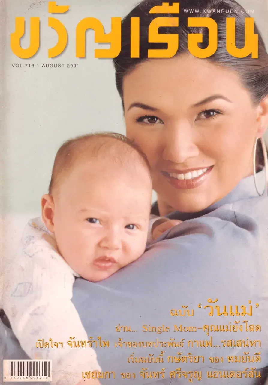 (วันวาน) เฮเลน ปทุมรัตน์ @ นิตยสาร ขวัญเรือน ปีที่ 33 ฉบับที่ 713 ปักษ์แรก สิงหาคม 2544