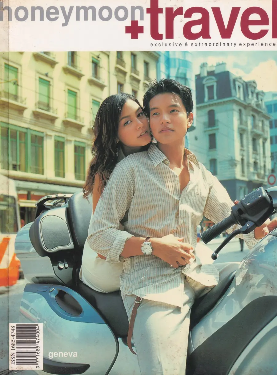(วันวาน) วิกกี้ สุนิสา & ทิน โชคกมลกิจ @ Honeymoon+Travel issue 14 August 2003
