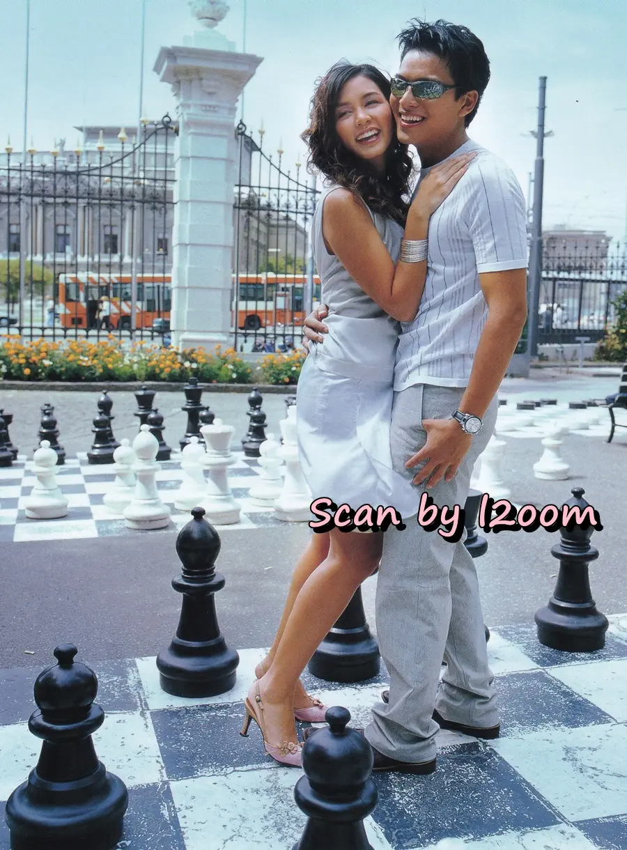 (วันวาน) วิกกี้ สุนิสา & ทิน โชคกมลกิจ @ Honeymoon+Travel issue 14 August 2003