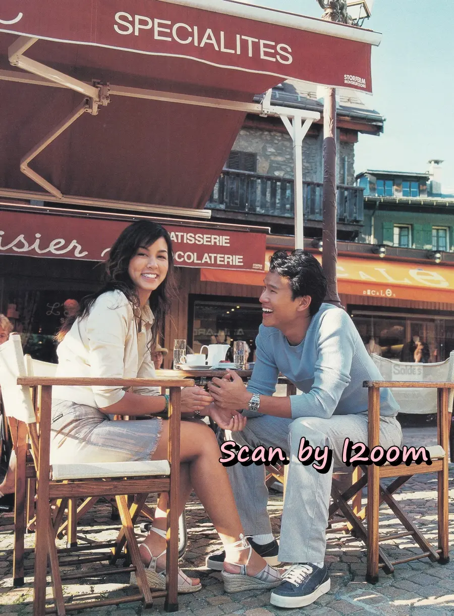 (วันวาน) วิกกี้ สุนิสา & ทิน โชคกมลกิจ @ Honeymoon+Travel issue 14 August 2003