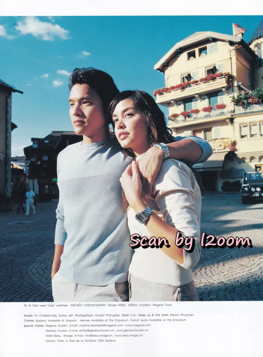 (วันวาน) วิกกี้ สุนิสา & ทิน โชคกมลกิจ @ Honeymoon+Travel issue 14 August 2003