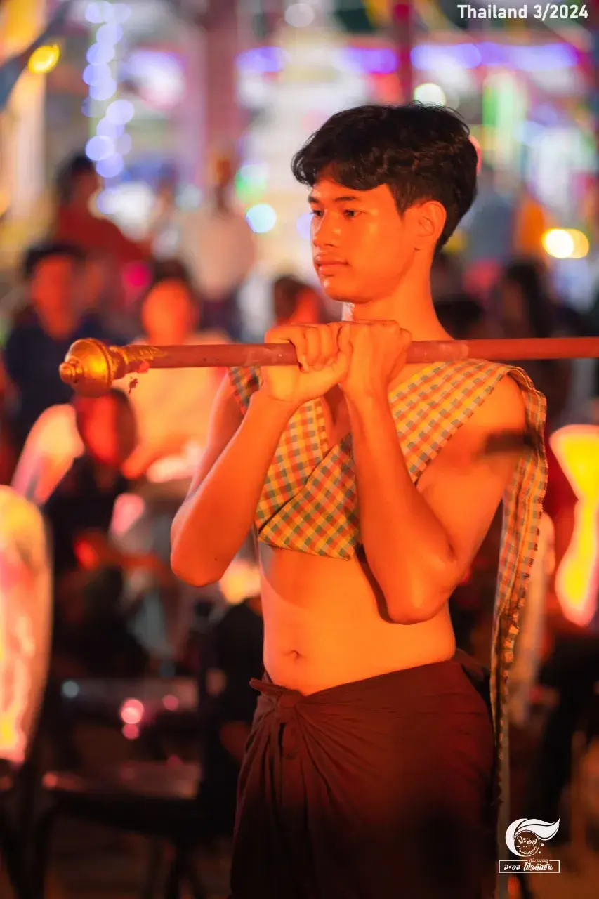 Dance at Luang Pho Chamnit Worship 🇹🇭