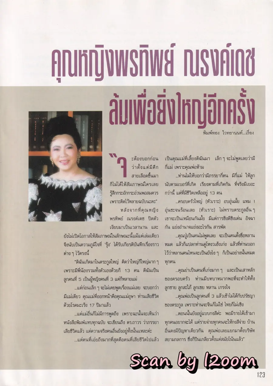 (วันวาน) นุ่น สินิทธา @ นิตยสาร รุ้ง ปีที่ 7 ฉบับที่ 77 กรกฎาคม 2538