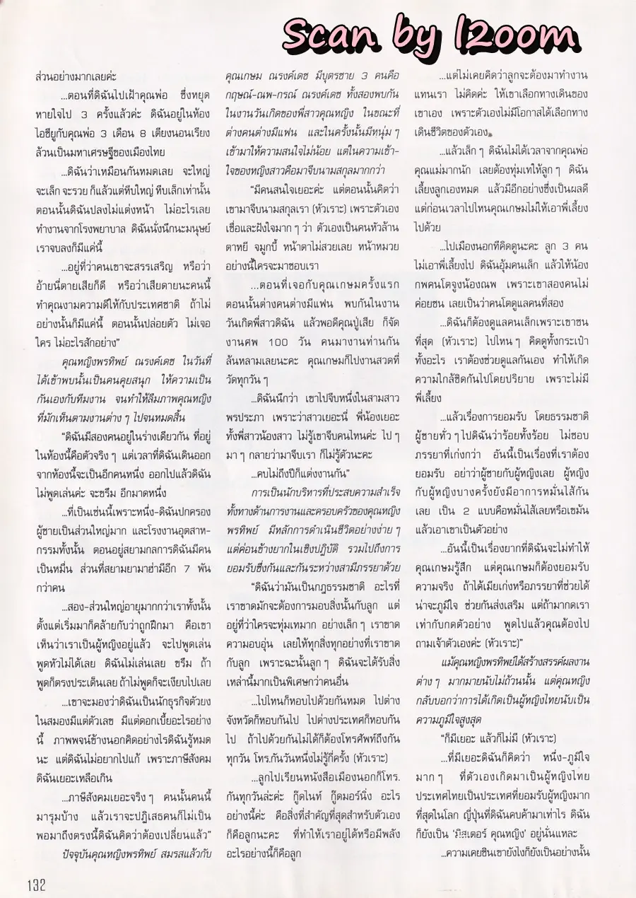 (วันวาน) นุ่น สินิทธา @ นิตยสาร รุ้ง ปีที่ 7 ฉบับที่ 77 กรกฎาคม 2538