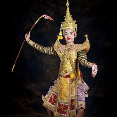 Young Thai Khon Dancers 🇹🇭