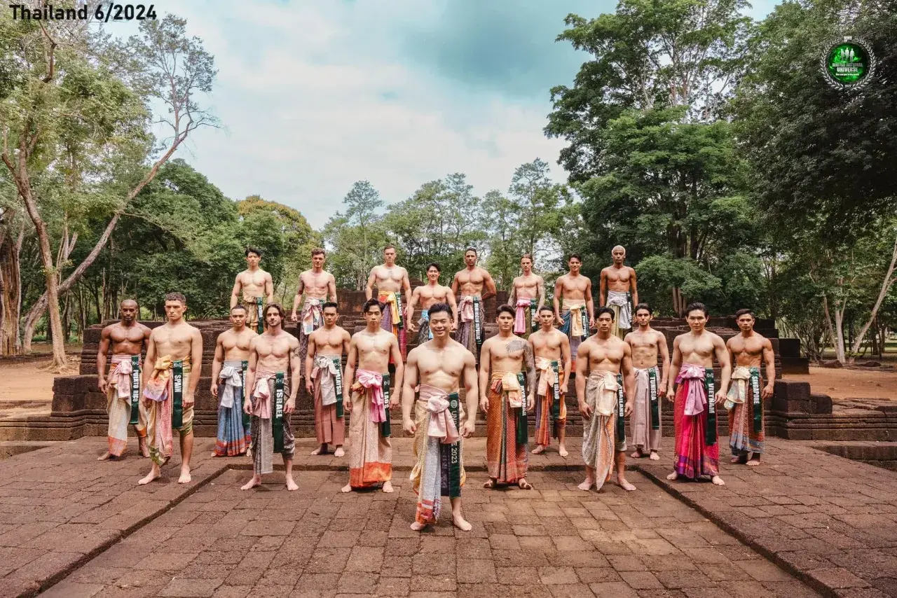Mister National Universe 2024 Contestants in Thai Attire 🇹🇭