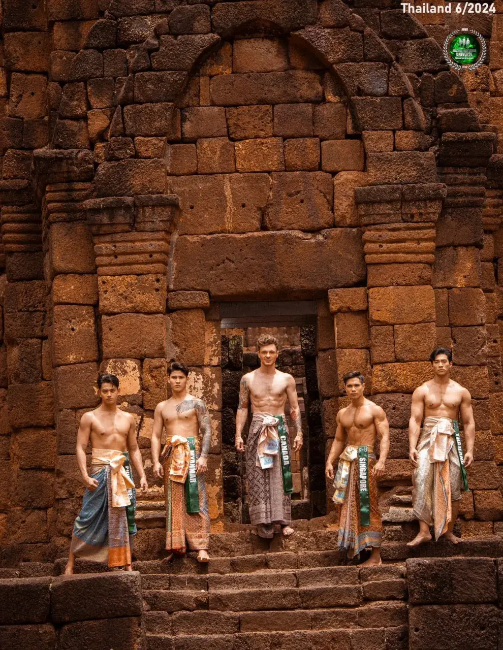 Mister National Universe 2024 Contestants in Thai Attire 🇹🇭