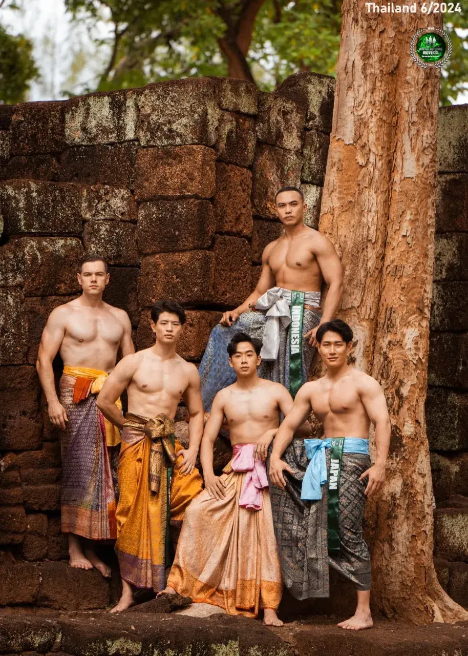 Mister National Universe 2024 Contestants in Thai Attire 🇹🇭