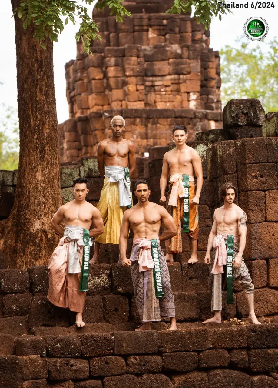 Mister National Universe 2024 Contestants in Thai Attire 🇹🇭