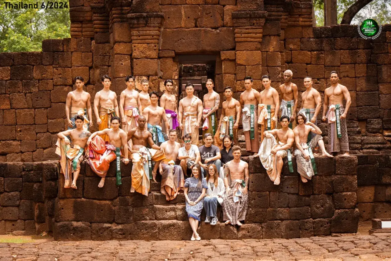 Mister National Universe 2024 Contestants in Thai Attire 🇹🇭
