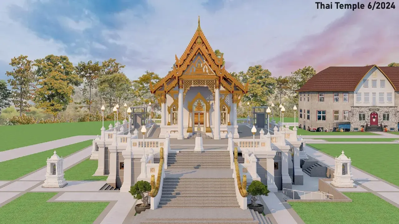 3D Render of Wat Buddhavihara 🇹🇭🇩🇪