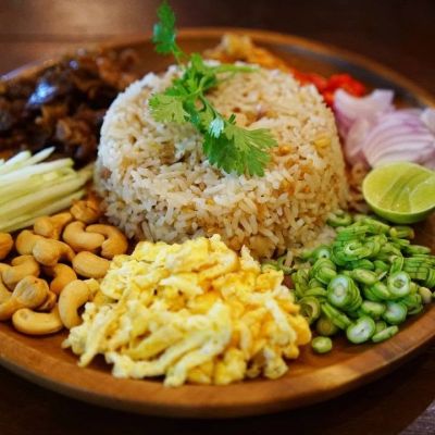 Thai Food: Khao Khluk Kapi 🇹🇭