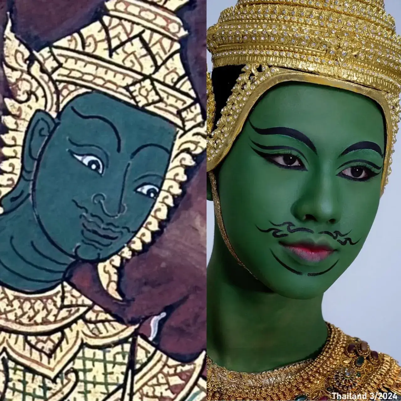 "Phra Ram" Makeup 🇹🇭