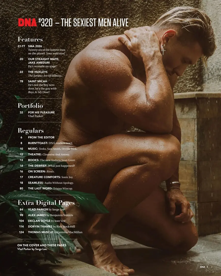 Vlad Parker @ DNA Magazine issue 320 September 2026