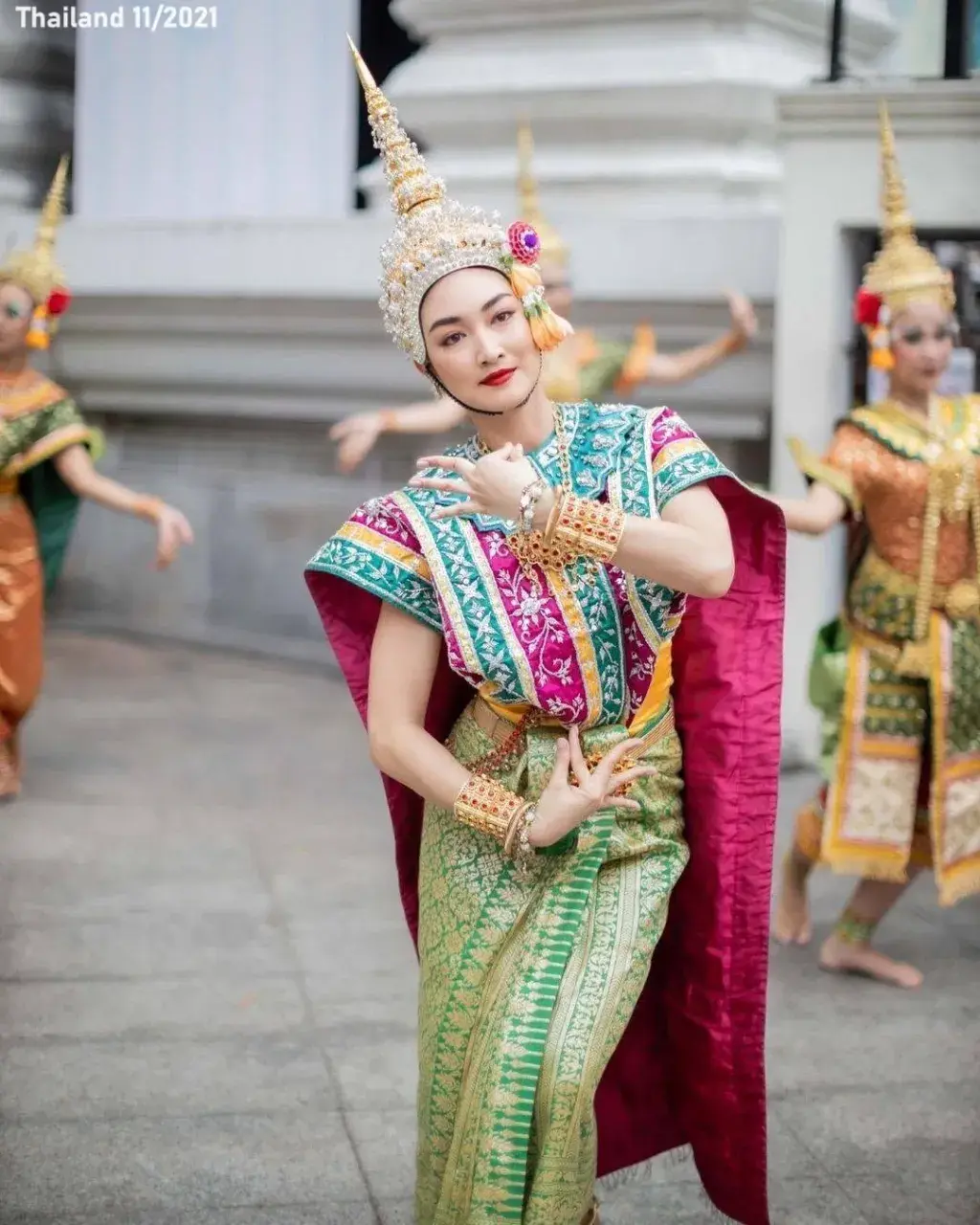 Pancake Khemanit Performs Thai Classical Dance 🇹🇭