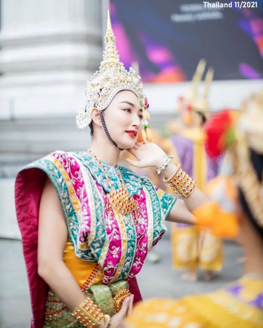Pancake Khemanit Performs Thai Classical Dance 🇹🇭