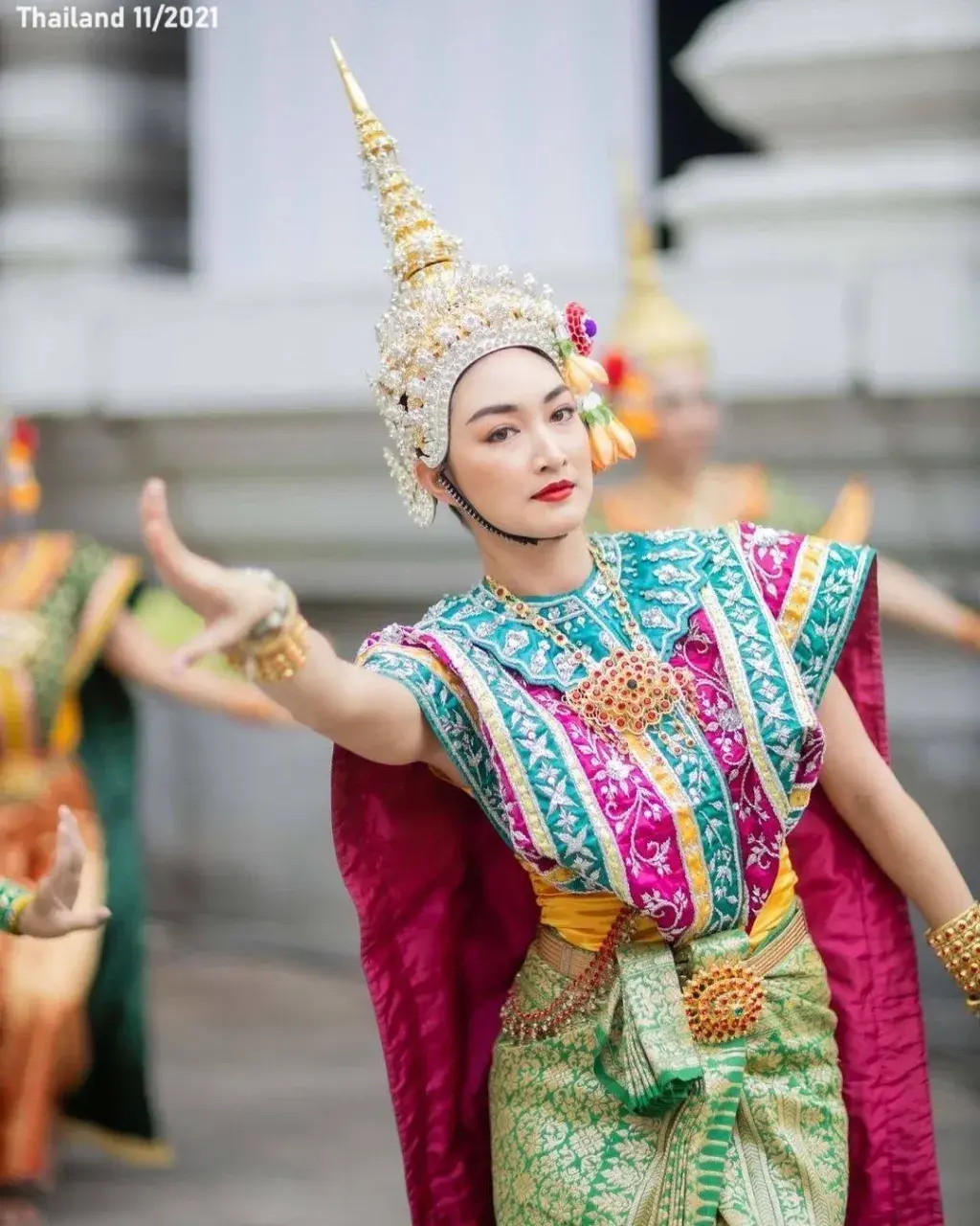 Pancake Khemanit Performs Thai Classical Dance 🇹🇭