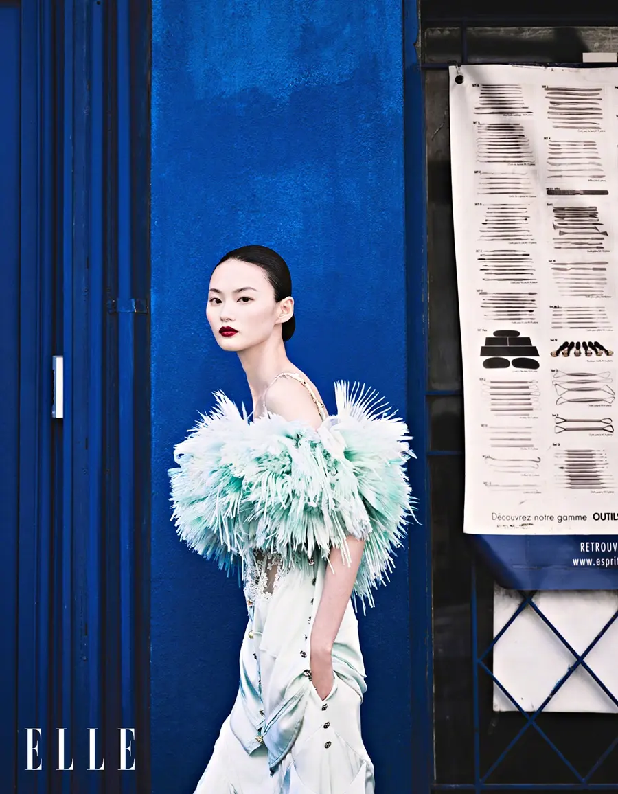He Cong @ ELLE China October 2026