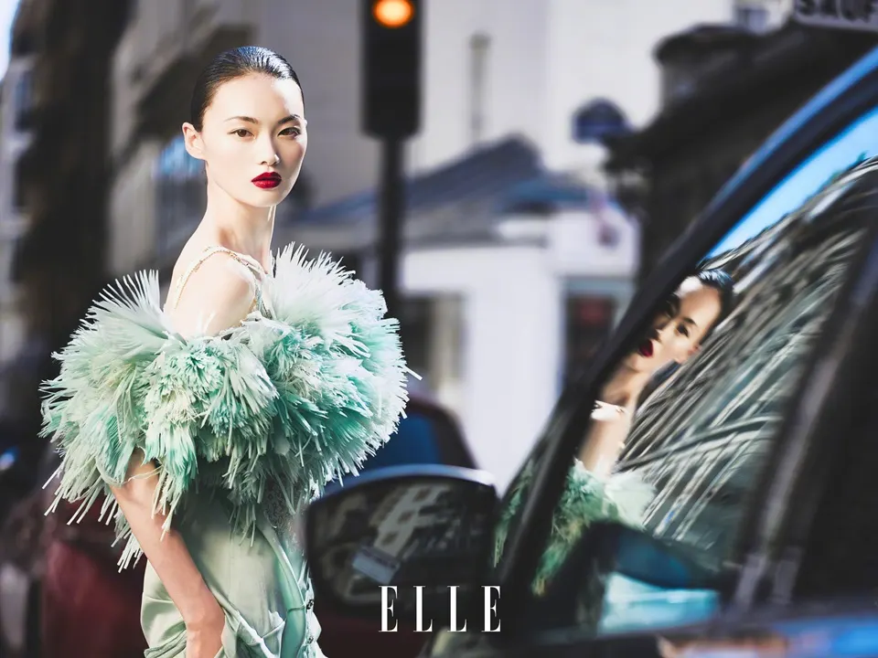 He Cong @ ELLE China October 2026