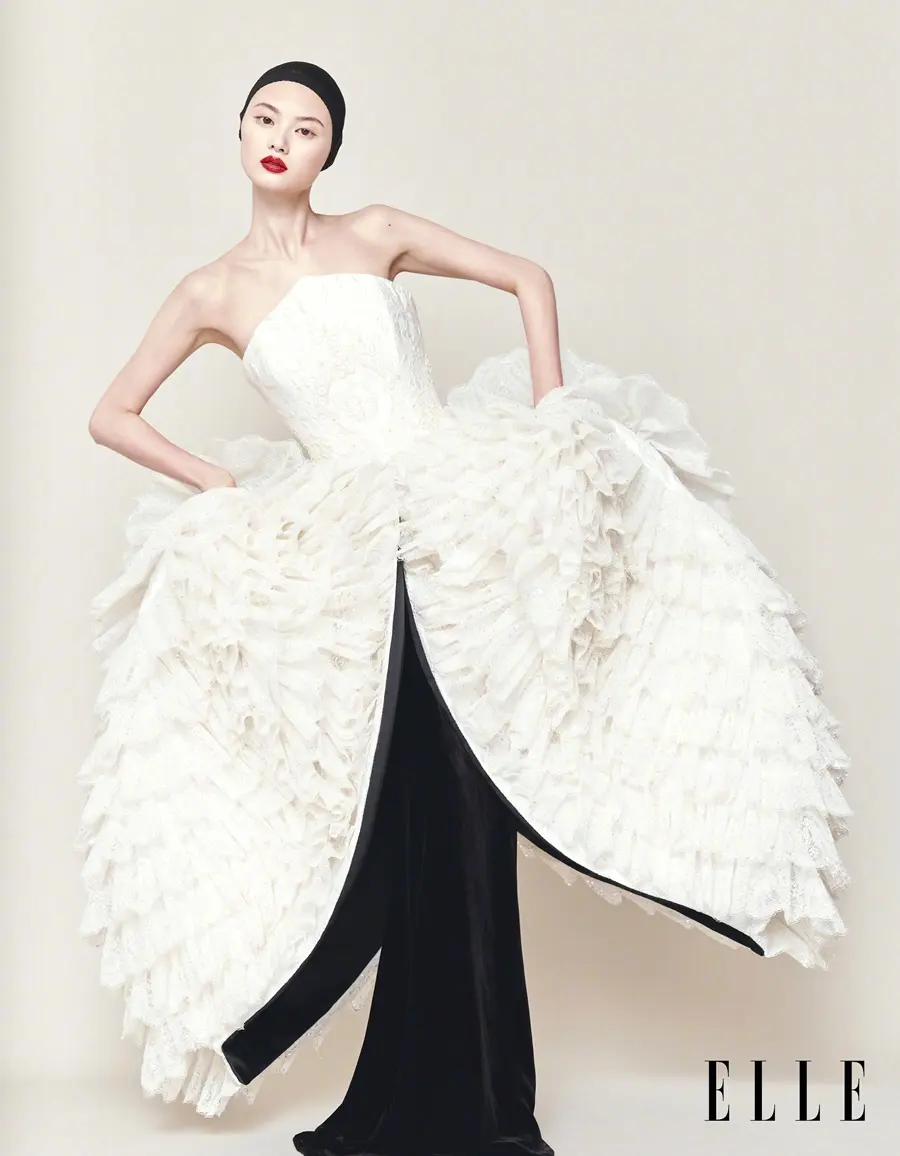 He Cong @ ELLE China October 2026