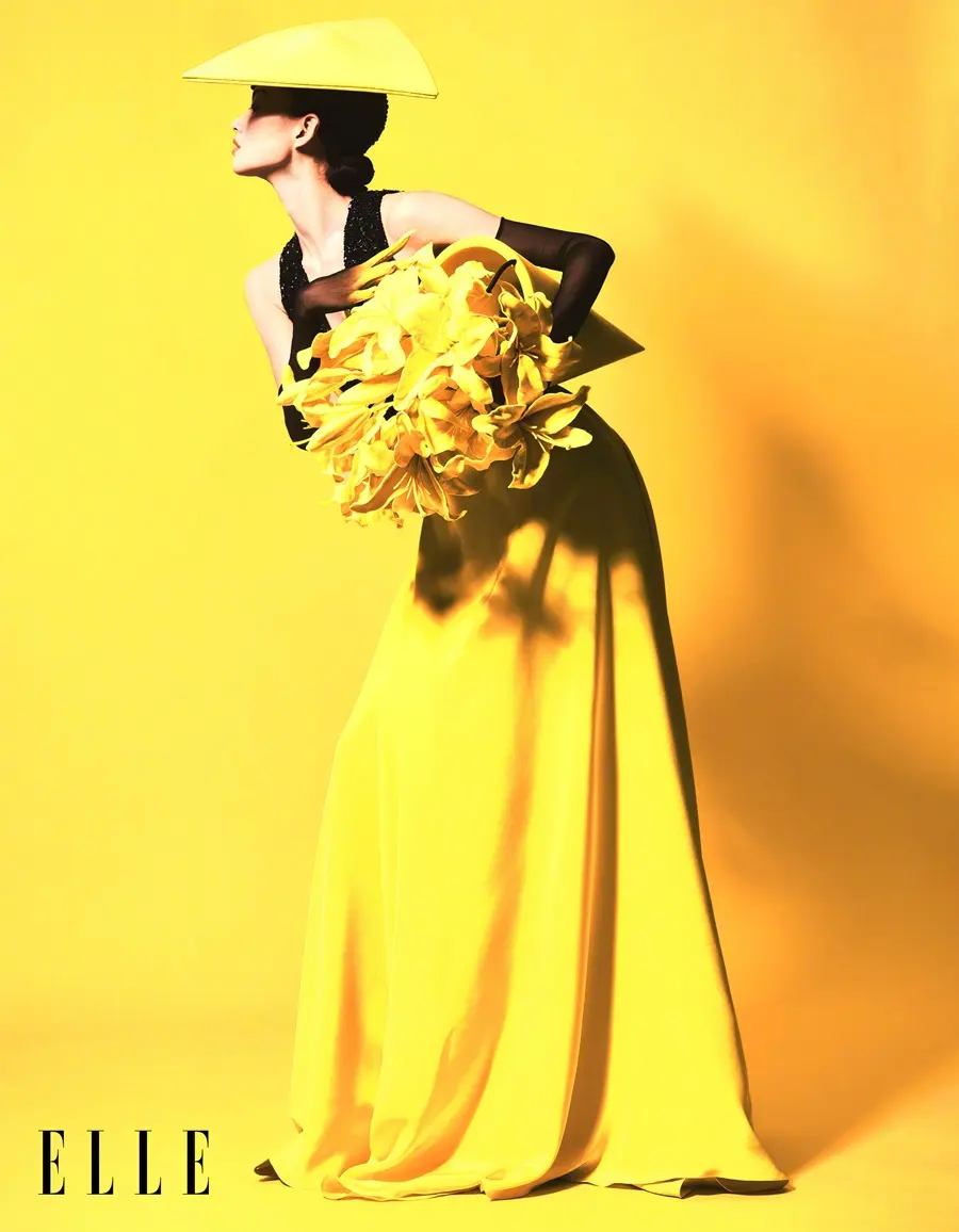 He Cong @ ELLE China October 2026