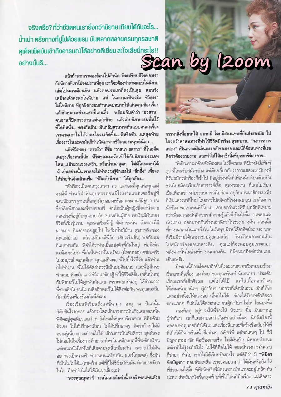 (วันวาน) กบ สุวนันท์ @ นิตยสาร คุณหญิง ปีที่ 7 ฉบับที่ 144 ปักษ์หลัง พฤษภาคม 2544