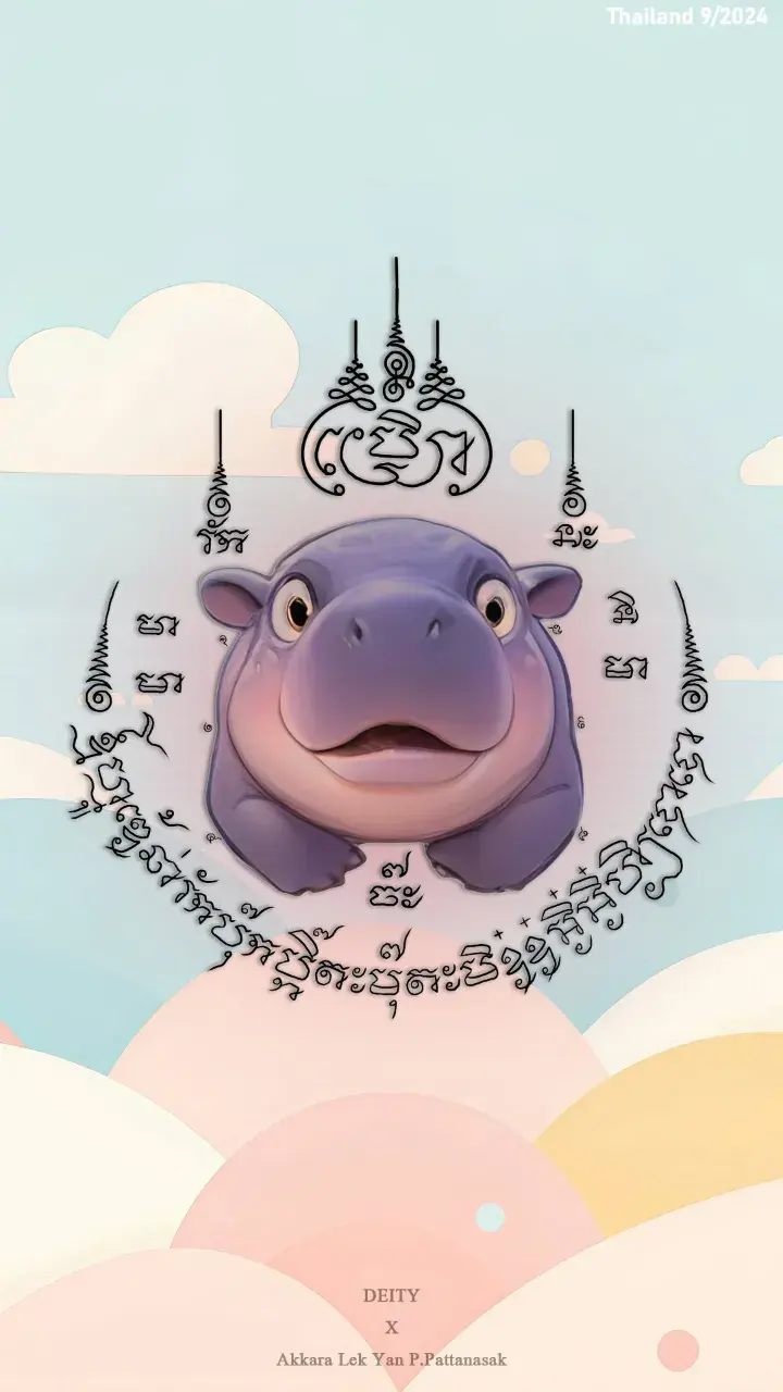 Thai Yantra: Yant Moo Deng 🇹🇭