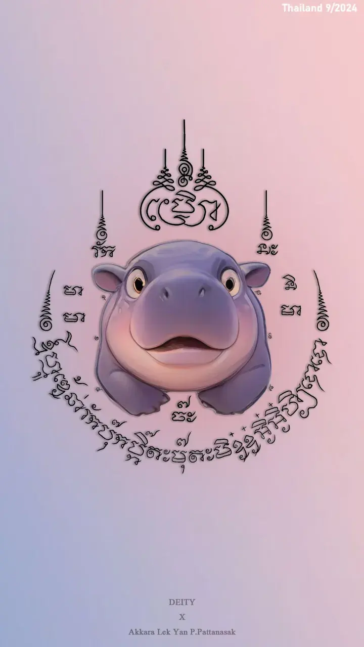 Thai Yantra: Yant Moo Deng 🇹🇭