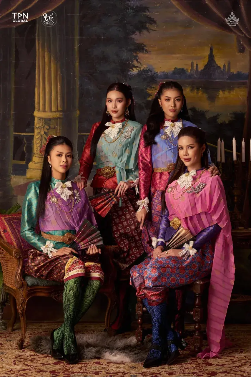 Miss Universe Thailand 2024 Contestants in Thai Dresses 🇹🇭