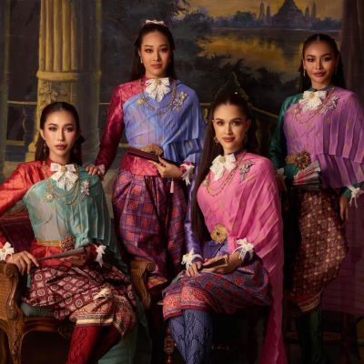 Miss Universe Thailand 2024 Contestants in Thai Dresses 🇹🇭
