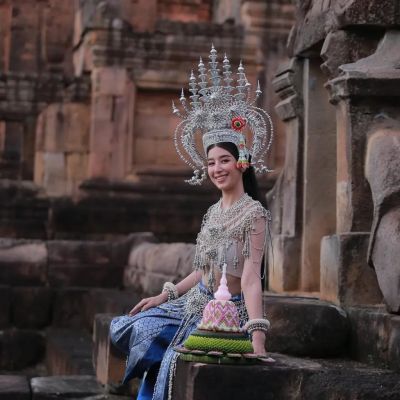 Mint Chalida in Apsara Thai National Costume 🇹🇭