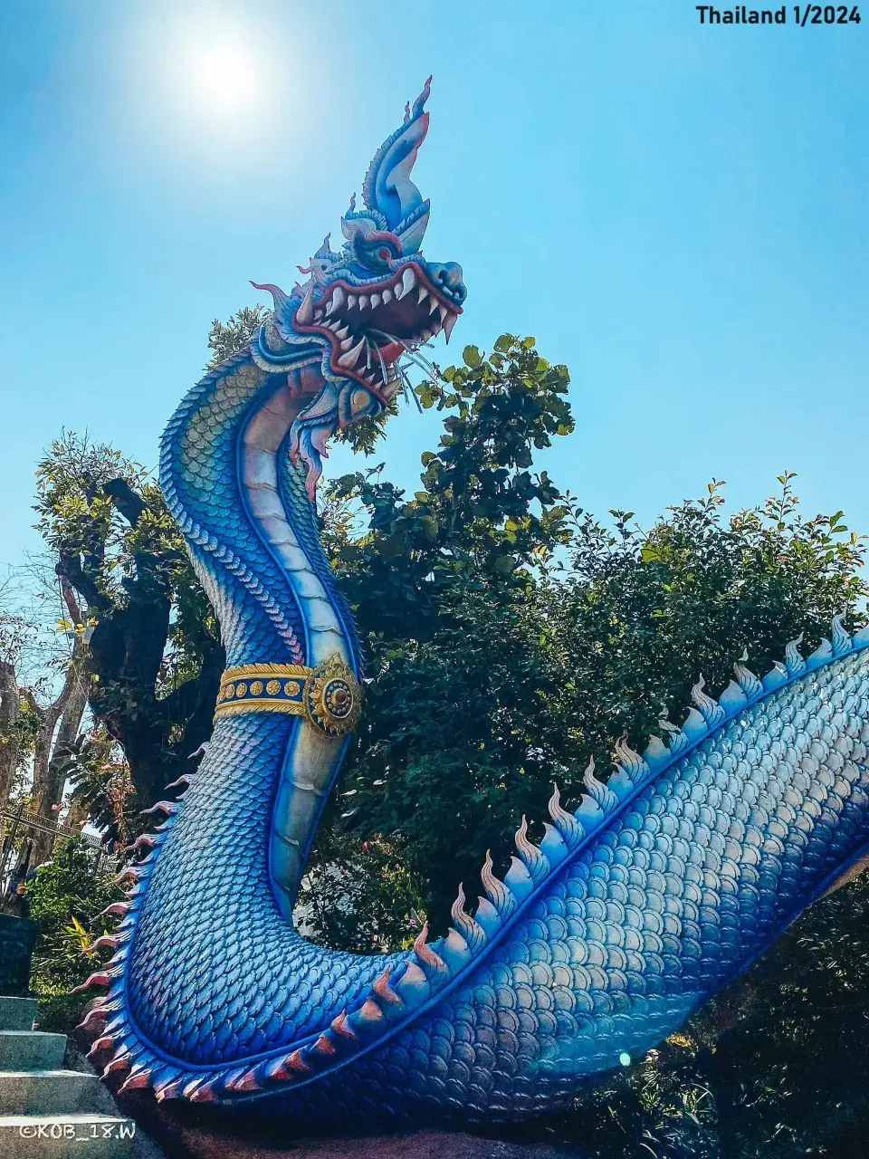 Naga Statues at Nanthana Park 🇹🇭