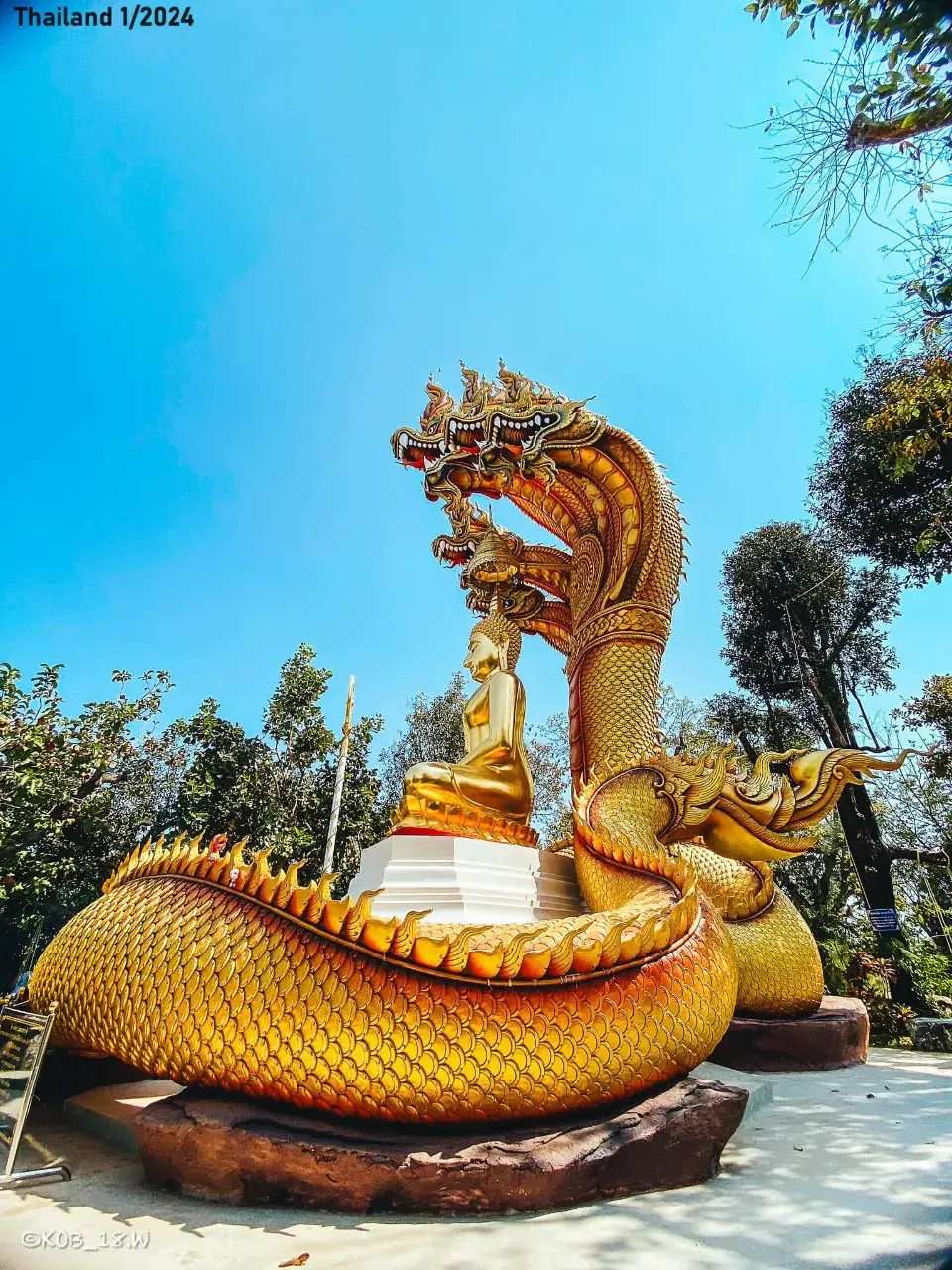 Naga Statues at Nanthana Park 🇹🇭