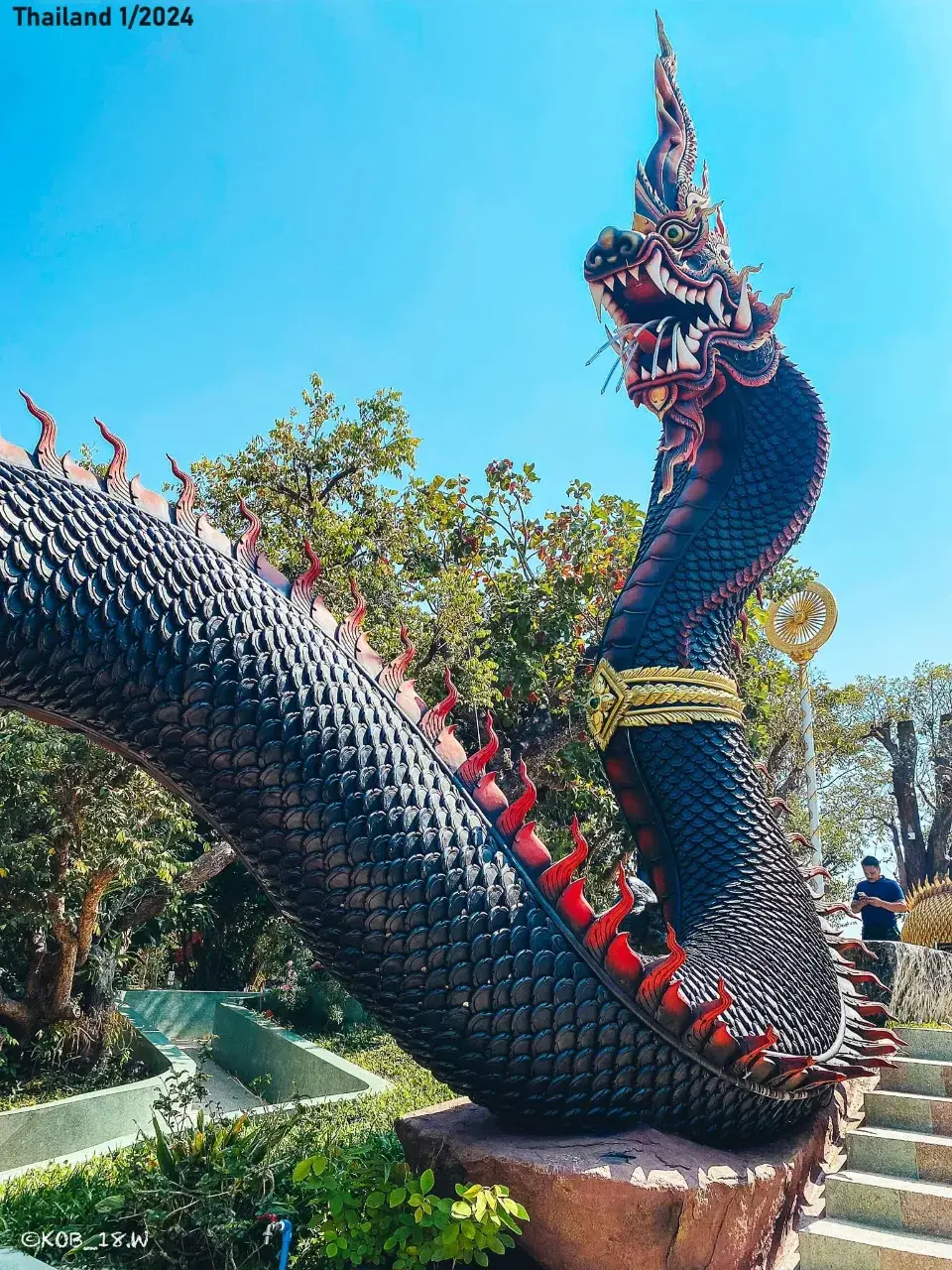 Naga Statues at Nanthana Park 🇹🇭