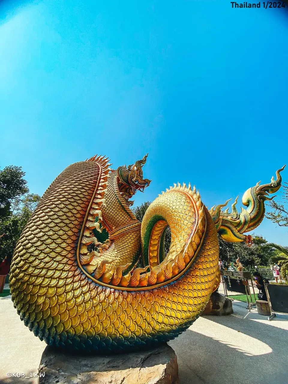 Naga Statues at Nanthana Park 🇹🇭