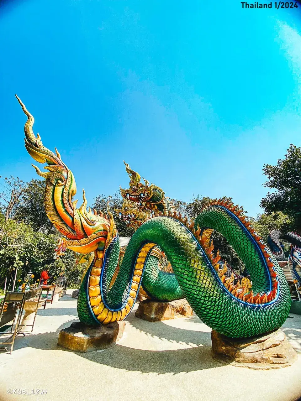 Naga Statues at Nanthana Park 🇹🇭