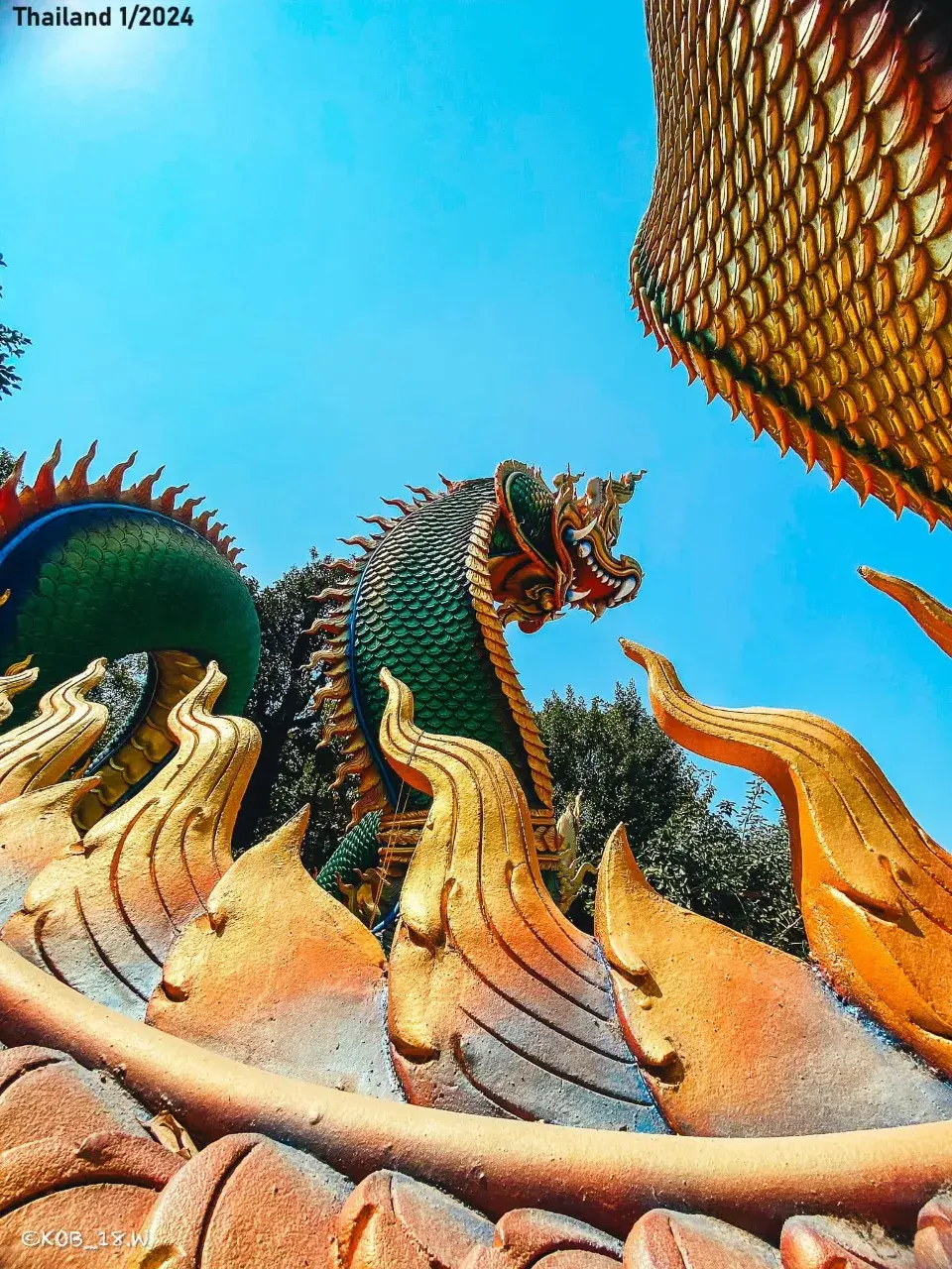 Naga Statues at Nanthana Park 🇹🇭