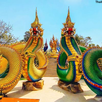 Naga Statues at Nanthana Park 🇹🇭