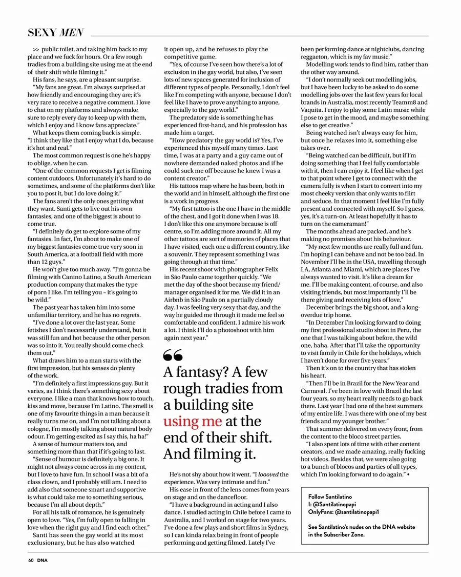 Josh Moore @ DNA Magazine issue 322 November 2026