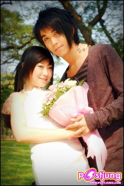 พี่หนึ่งกับพี่กิ๊ฟถ่ายแบบเวดดิ้งคู่กัน